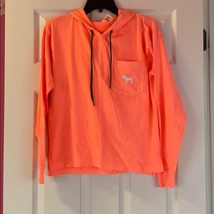 PINK Fluorescent Lightweight Hoodie